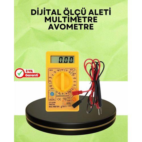 Profesyonel Dijital Multimetre Volt Amper Direnç Ölçümü