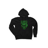 Brutal Truth Graphic Siyah Kapşonlu Sweatshirt Hoodie