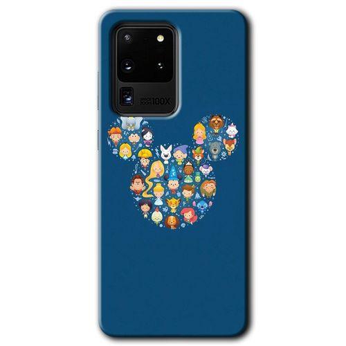Samsung Galaxy S20 Ultra HD Baskılı Kılıf + 9D Tam Ekran Koruyucu - Mickey