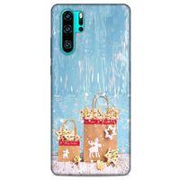 Huawei P30 Pro Kılıf Snowix (10) Full Koruma Kılıfı Kahve