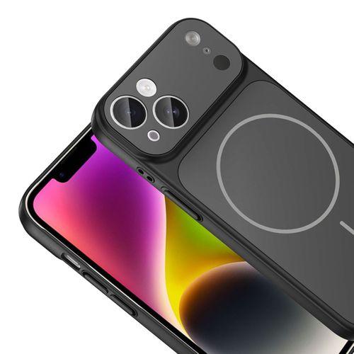 Apple iPhone 15 Kılıf Zore M-Safe Şarj Özellikli Kamera Korumalı Formen Kapak