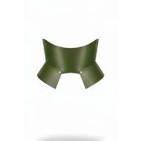 Haki Deri Geniş Kadın Kemeri, Korse Deri Kemer - Brf611