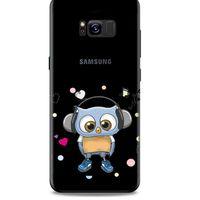 Zoologix (73) Samsung Galaxy S8 Plus Şeffaf Kılıf Silikon Desenli