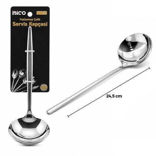 Krom Metal Servis Kepçe 24.5 cm