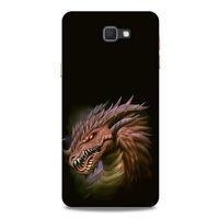 Samsung Galaxy J7 Prime Kılıf Dragons (18) Telefon Kılıfları Kahverengi Ejderha