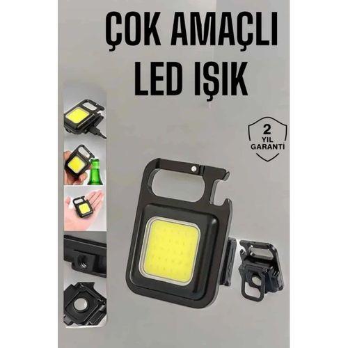 Kamp Işığı Çok Fonksiyonlu Taşınabilir Anahtarlık Kapak Açma Manyetik Özelliği