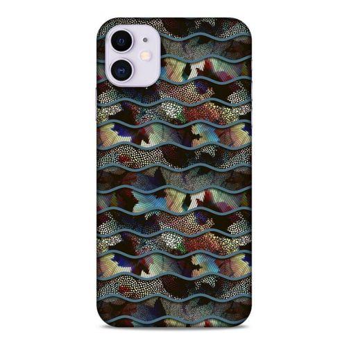 Apple Iphone 11 Kılıf Baskılı Özel Seri Taşlı (34) Slim Armor Kılıf