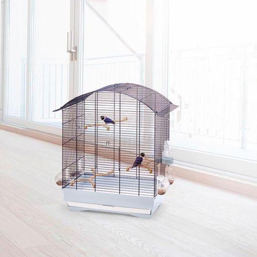 Imac Agata Üstü Açılır Kuş Kafesi Morcivert 58x33x62,5cm