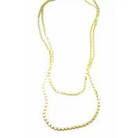 Ezme Zincir Kolye - 90cm - Altın