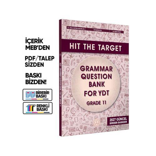 2027 YDT MEBİ İngilizce 11 Sınıf Grammar Question Bank (Dilbilgisi) Soru Bankası BASKI ÜCRETİ
