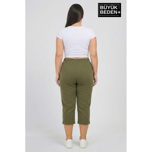 Kadın Büyük Beden Şort 3XL-6XL  Rahat Kesim Diz Altı Günlük Şort-SPR26BSRK591