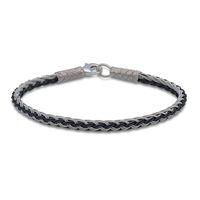 Gümüş İkili Örgü Kazaziye Bileklik