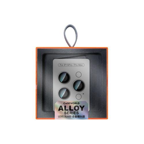 Apple iPhone 14 Pro Max CaseWorld Alloy Serisi Oleofobik Anti Reflective Kamera Lens Koruyucu