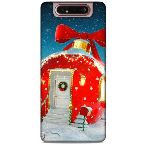 Samsung Galaxy A80 Kılıf Snowix (15) Antişok Kılıf Alev Kırmızı