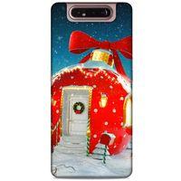 Samsung Galaxy A80 Kılıf Snowix (15) Antişok Kılıf Alev Kırmızı