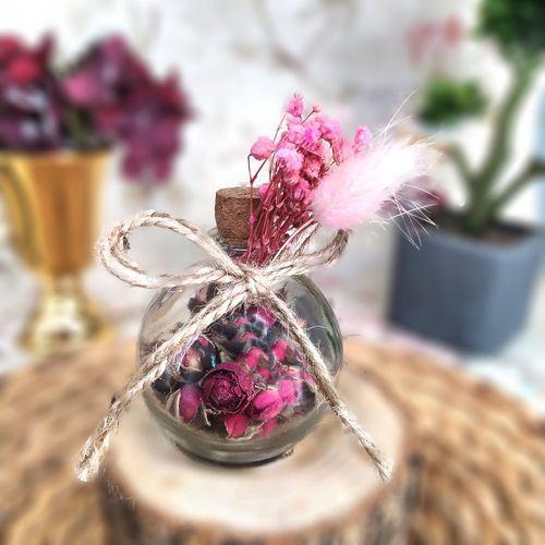TSM Nikah Şekeri Kuru Gül Şişe 30 ADet
