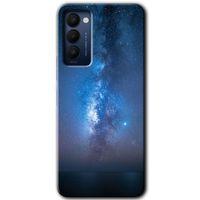 Tecno Camon 18P Kılıf HD Desen Baskılı Arka Kapak - Samanyolu + Kırılmaz Cam