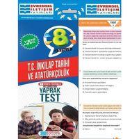 8. Sınıf T.C. İnkılap Tarihi ve Atatürkçülük Yeni Nesil Video Çözümlü Yaprak Test Evrensel İletişim