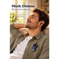 Tek Kulaklıklı Bluetooth Kulaklık Klipsli Ve Yan Tuşlu
