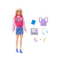 Eğitici Çocuk HRG84 Öğrenci Barbie ve Aksesuarları