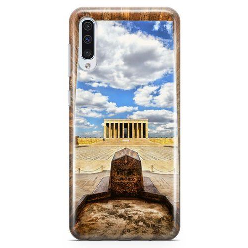 Samsung Galaxy A50 Kılıf Anıtkabir Perspektif Arka Kapak Koruma Desenli Full Koruyucu