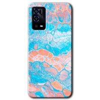 Oppo A55 Kılıf HD Desen Baskılı Arka Kapak + Temperli Cam - Bubbles 1