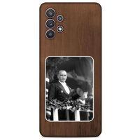Lopard Samsung Galaxy A32 Uyumlu Kılıf Atatürk (35) Fit Design Kılıf