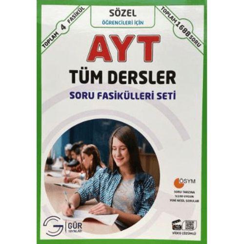 AYT Sözel Tüm Dersler Soru Fasikülleri Gür Yayınları