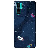 Huawei P30 Pro Uyumlu Kılıf Mavi Delisi (23) Ultra Koruma Kılıfı Nasa