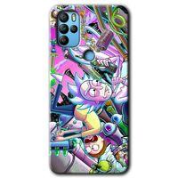 GM 21 Pro Kılıf HD Desen Baskılı Arka Kapak - Graffiti Çizgi Film + Kırılmaz Cam