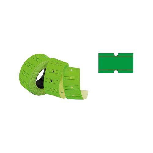 TANEX (12 * 21 mm) ÇİZGİLİ FLO YEŞİL FİYAT ETİKETİ (Ruloda 800 Etiket)