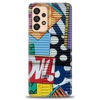 Samsung Galaxy A33 5G Kılıf HD Baskılı Kılıf - Grafiti + Tam Ekran Koruyucu