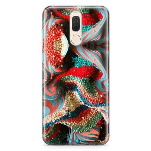 Huawei Mate 10 Lite Kılıf Kabartma İnciler Arka Kapak Koruma Desenli Full Koruyucu