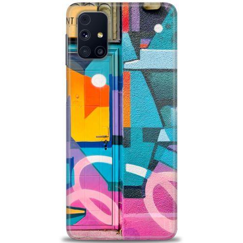 Samsung Galaxy M31S Kılıf HD Baskılı Kılıf - Print Nest + Tam Ekran Koruyucu