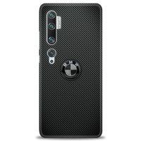 Xiaomi Mi Note 10 Kılıf HD Baskılı Kılıf - Bmw Siyah + Tam Ekran Koruyucu