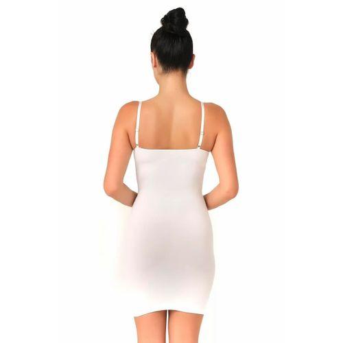 Beyaz Mı Emay 5060 Göğsü Açık Elbise Korse