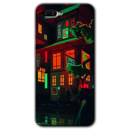 Oppo Rx 17 Neo Kılıf HD Desen Baskılı Arka Kapak + Temperli Cam - China Street