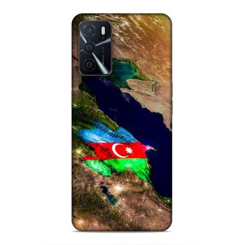 Oppo A16 Uyumlu Kılıf Azarbaijan (1) Kılıfı Azerbaycan Harita