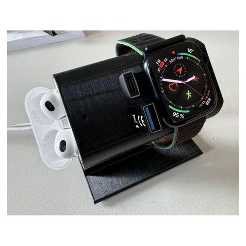 Ladestation F R IWatch ve Earpods 3D Baskı (Bu ürün Sadece Plastik parçadır - Almadan Önce Soru Sorabilirsiniz)