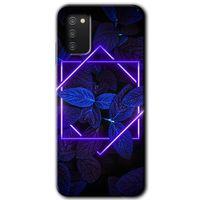 Galaxy A02s Kılıf HD Desen Baskılı Arka Kapak - Mekanik Yaprak 5 + Kırılmaz Cam