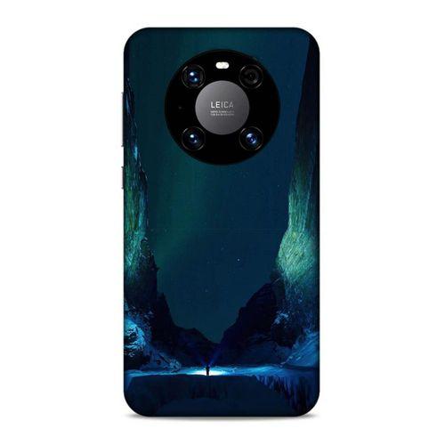 Lopard Huawei Mate 40 Pro Uyumlu Kılıf Gece'S (13) Silikon Kap Yeşil