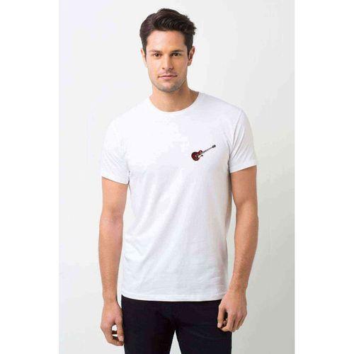 Gibson Gitar Music Muzik Aletleri Baskılı Beyaz Erkek Tshirt