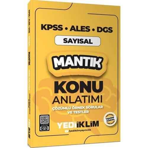 2025 KPSS ALES DGS Sayısal Mantık Konu Anlatımı Yediiklim Yayınları