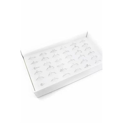 36'lı Harf Yüzük - Gümüş