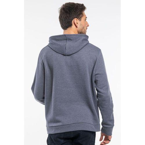 Erkek Kapüşonlu Slim Fit Brooklyn Baskılı İnce Sweatshirt SPR22SW61