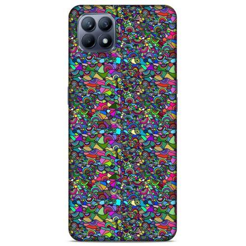 Lopard Huawei P40 Lite Uyumlu Kılıf Soyut Sanat (31) Baskılı TPU Kılıf