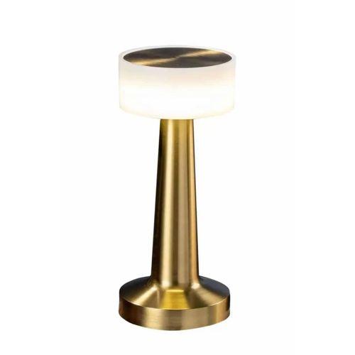 Kablosuz Renkli Masa Ve Gece Lambası Altın Rengi Dokunmatik Led Lamba