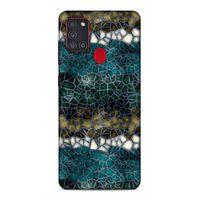 Samsung Galaxy A21s Uyumlu Kılıf Utopia (27) Tasarımlı Kılıf Sarı