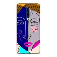 Oppo Reno 2z Uyumlu Kılıf Face'X 31 TPU Kılıf İllustrasyon