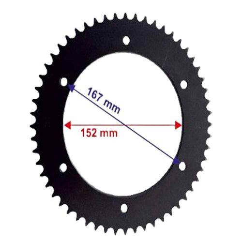 SEVGENT Yamaha Uyumlu Wr 125 Arka Dişli 428-56T İç 152X6 Delikli Ind Öm